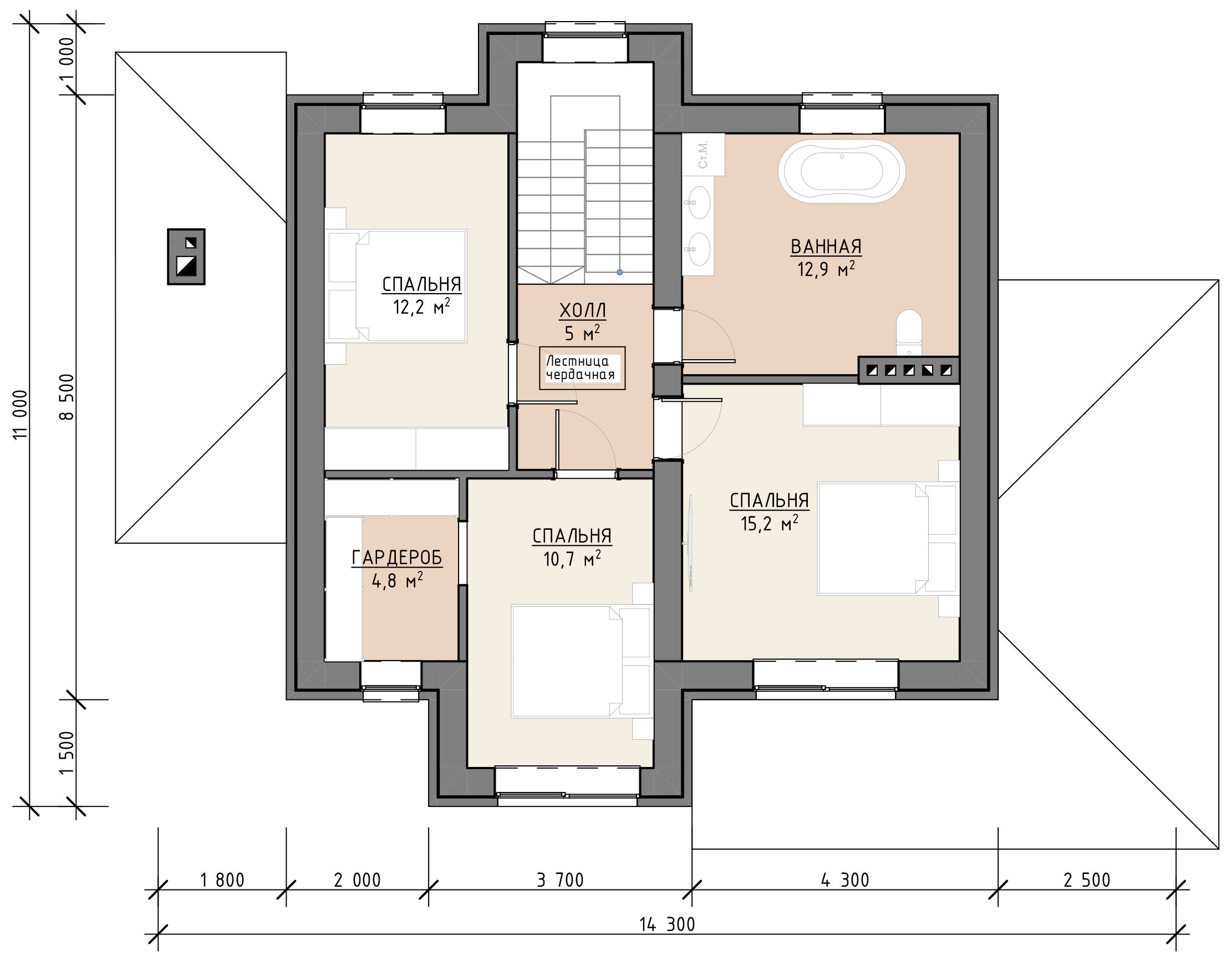 План 1 этажа