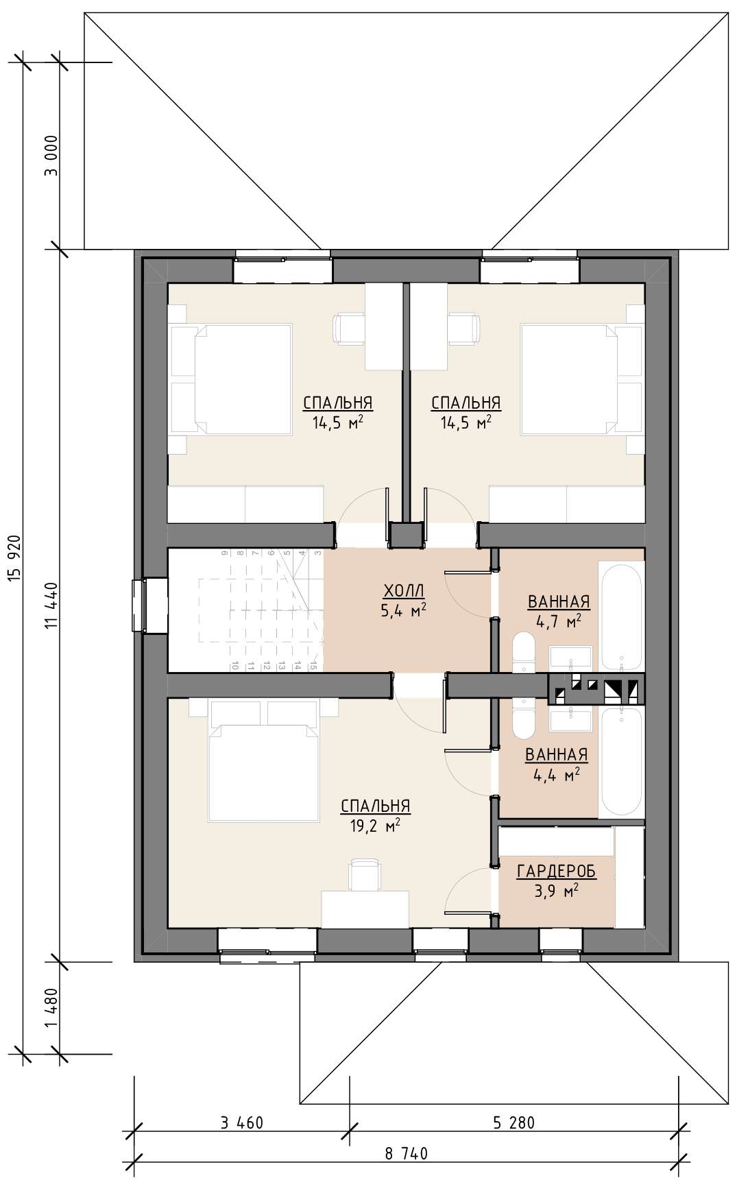 План 1 этажа