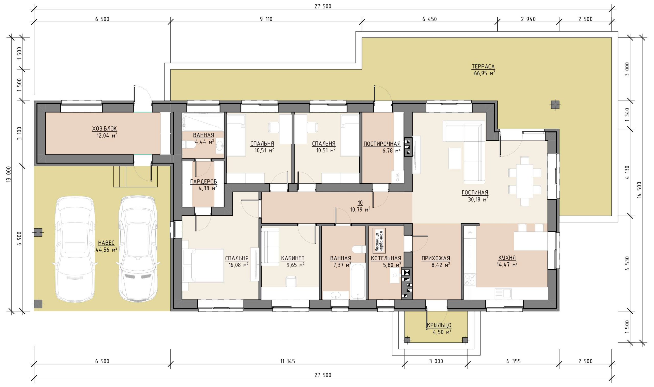 План 1 этажа