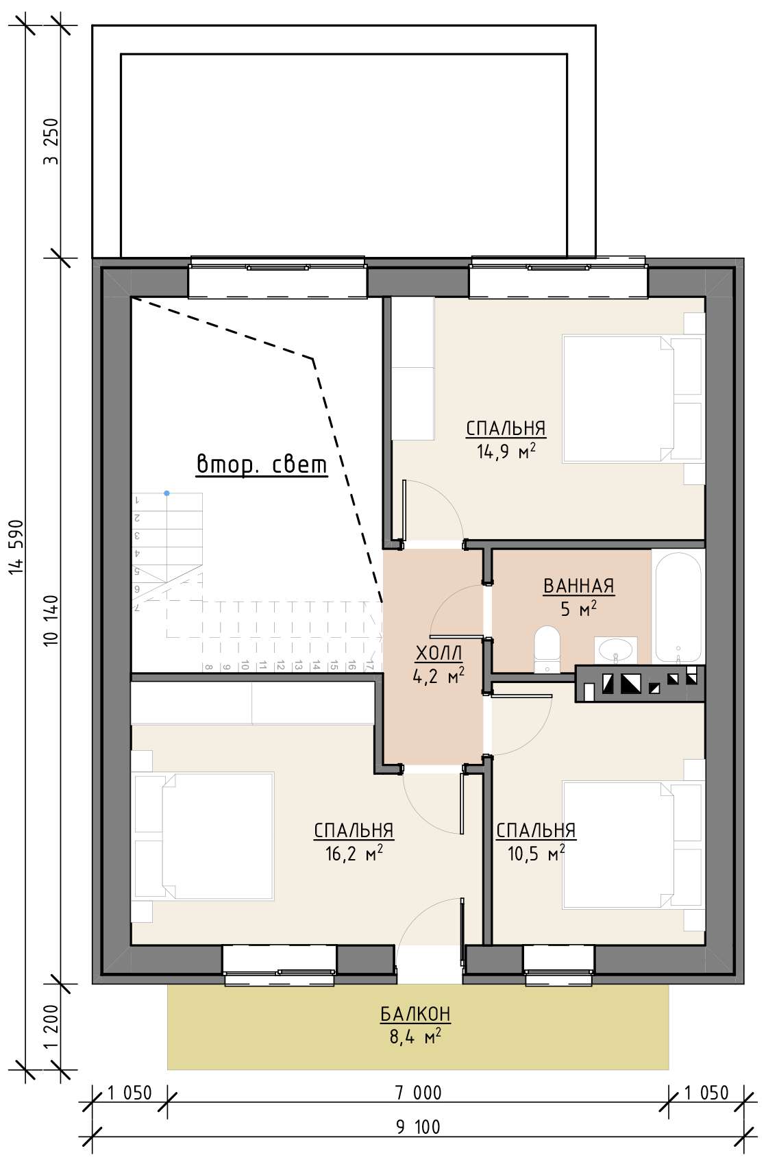 План 1 этажа