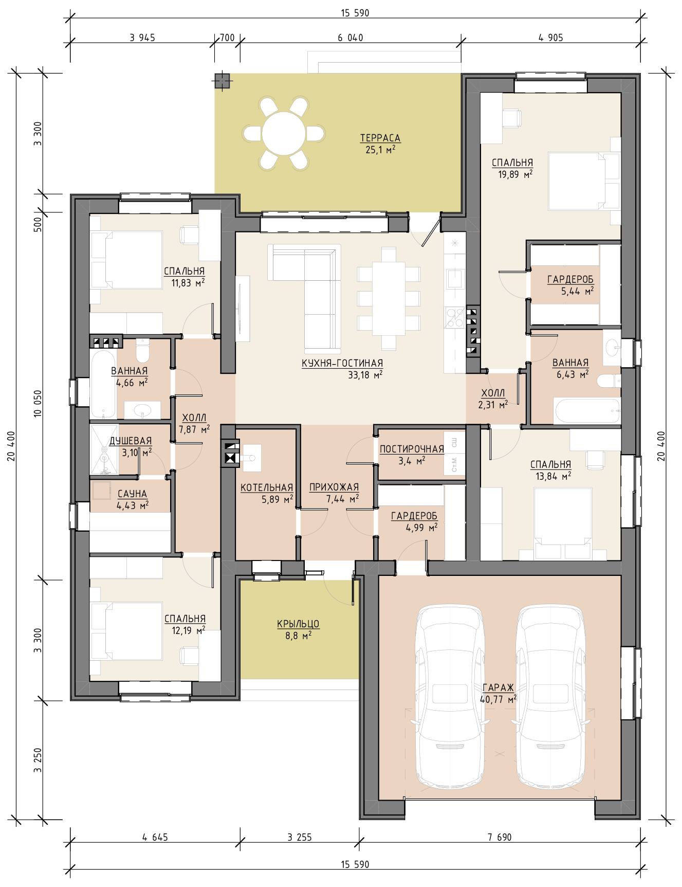 План 1 этажа